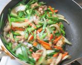 時短簡単千切り野菜と豚肉の超簡単炒め物作り方8写真