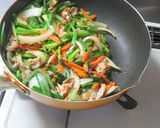 時短簡単千切り野菜と豚肉の超簡単炒め物作り方7写真