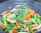 時短簡単千切り野菜と豚肉の超簡単炒め物作り方10写真