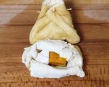 かぼちゃとカマンベールの茶巾煮作り方5写真