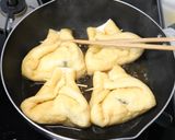 かぼちゃとカマンベールの茶巾煮作り方7写真