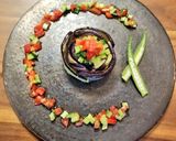 茄子の前菜セルクル仕立て作り方4写真