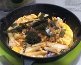 山芋と卵の鉄板焼きワサビ醤油で。作り方5写真