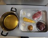 チムシンジ(豚レバーのお汁)作り方1写真