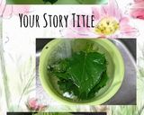 サツマイモの葉(簡単)甘酢醤油びたし作り方5写真