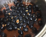 煎り黒豆で♡簡単煮豆風〜♬作り方3写真
