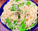 クレソンとしらすの和風パスタ作り方6写真