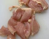 鶏むね肉と豆苗の甘酢炒め作り方2写真