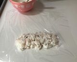 野菜と鶏つくね入のおにぎり棒(離乳食)作り方11写真