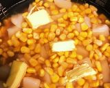 コーンとホタテの炊き込みご飯作り方4写真