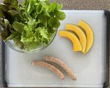 おうちガレットハーブソーセージとかぼちゃ作り方1写真