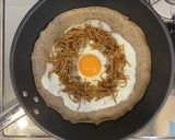 ガレット きんぴらごぼうとカマンベール作り方3写真