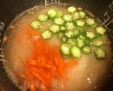 おくらとおかかの炊き込みご飯作り方2写真
