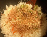おくらとおかかの炊き込みご飯作り方3写真