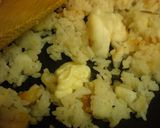 はんぺん入りガーリックマヨチーズ味焼き飯作り方3写真