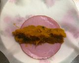 ハムとかぼちゃの簡単春巻き作り方3写真
