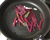 ビーツの葉と茎の中華炒め作り方3写真