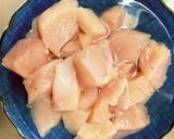 全てレンジ胸肉なすすき煮味青椒肉絲風作り方8写真