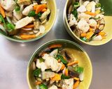 全てレンジ胸肉なすすき煮味青椒肉絲風作り方17写真