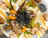 全てレンジ梅ポン炒め味青椒肉絲風作り方17写真