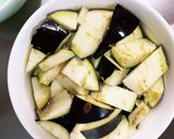 全てレンジ豚こま梅和風麻婆豆腐&茄子作り方3写真