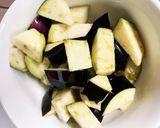 全てレンジ豚こま梅和風麻婆豆腐&茄子作り方5写真
