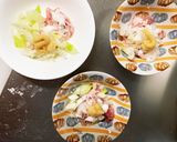 全てレンジ豚こま梅和風麻婆豆腐&茄子作り方9写真