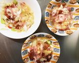 全てレンジ豚こま梅和風麻婆豆腐&茄子作り方10写真