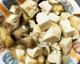 全てレンジ豚こま梅和風麻婆豆腐&茄子作り方15写真