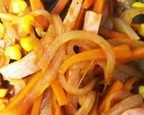 残り物をリメイク、春巻き^ - ^作り方3写真