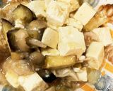 全てレンジ豚こま梅和風麻婆豆腐&茄子作り方17写真