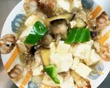 全てレンジ豚こま梅和風麻婆豆腐&茄子作り方19写真