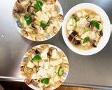 全てレンジ豚こま梅和風麻婆豆腐&茄子作り方20写真