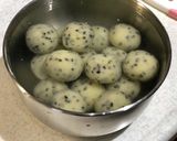 さつまいもと黒胡麻のお月見団子作り方8写真
