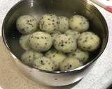 さつまいもと黒胡麻のお月見団子作り方8写真