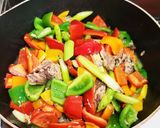 簡単 パプリカのサバカレー炒め作り方4写真