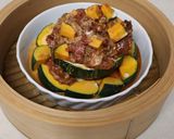 かぼちゃと牛肉の中華風蒸し物作り方6写真
