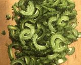 ゴーヤの梅昆布和え作り方1写真