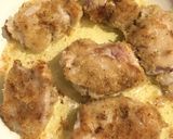 鶏のカレー風味パン粉焼き作り方4写真