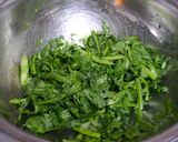 茹でずに作る☆春菊の胡麻和え作り方1写真