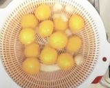簡単☆かぼちゃと豆腐の月見団子作り方4写真