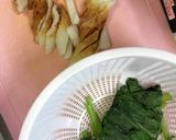 小松菜とちくわのおかか胡麻和え作り方2写真
