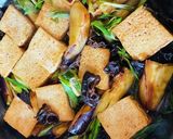 焼き豆腐とキクラゲの甜麺醤炒め煮作り方6写真
