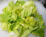 シャキシャキレタスとたまごの和風スープ作り方1写真