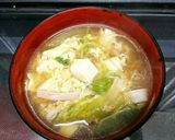シャキシャキレタスとたまごの和風スープ作り方8写真