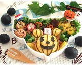 ミッキーのハロウィン弁当：キャラ弁作り方4写真