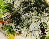 市販サラダで簡単に●しらす海苔サラダ作り方2写真