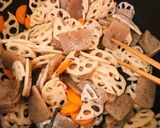 お弁当★冷めて美味こんにゃくレンコン煮物作り方3写真