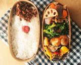 お弁当★冷めて美味こんにゃくレンコン煮物作り方9写真
