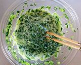 栄養満点☆ソフトケールのふわふわ焼き。作り方4写真